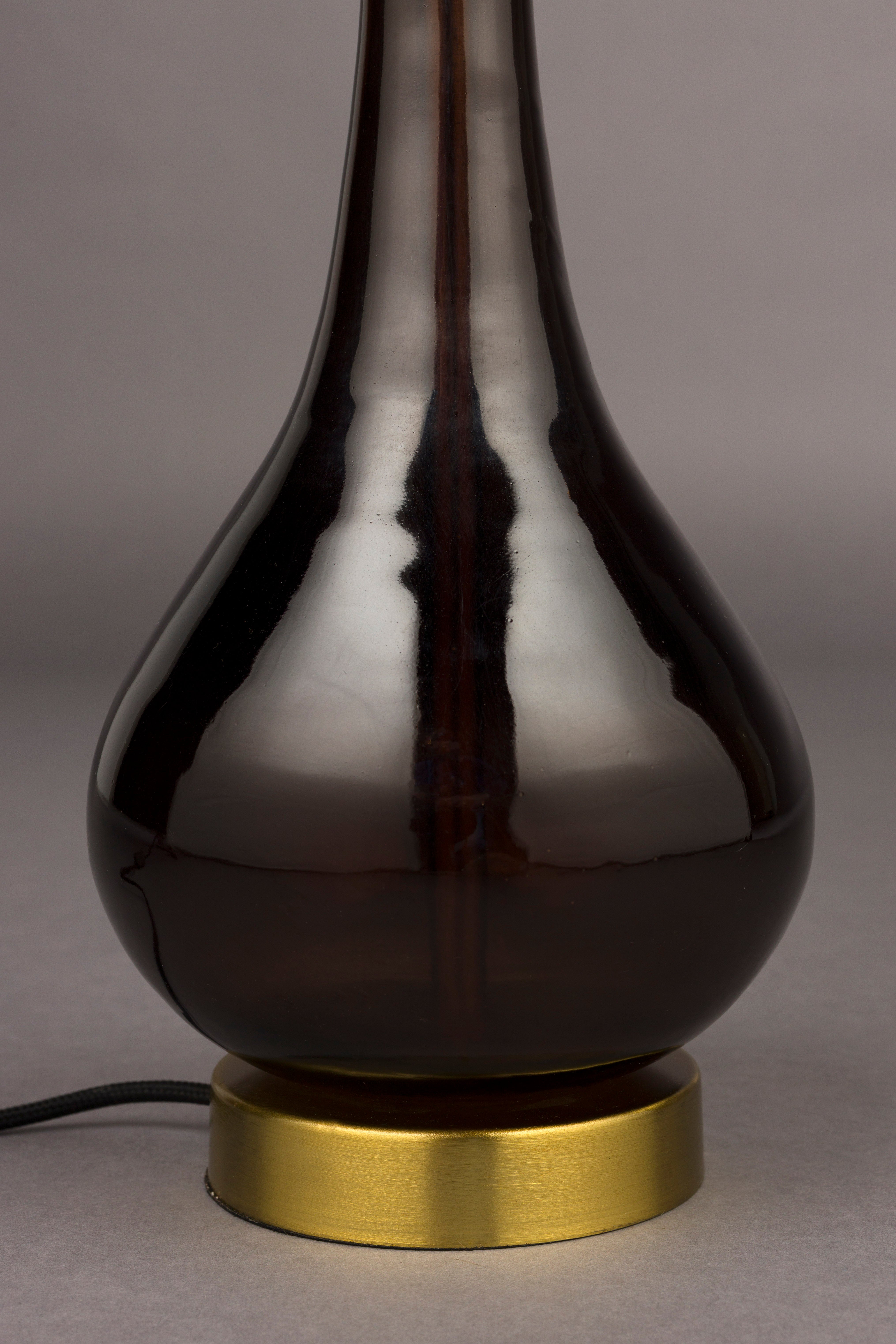 Dutchbone Jules Blown Glass & Red Table Lamp